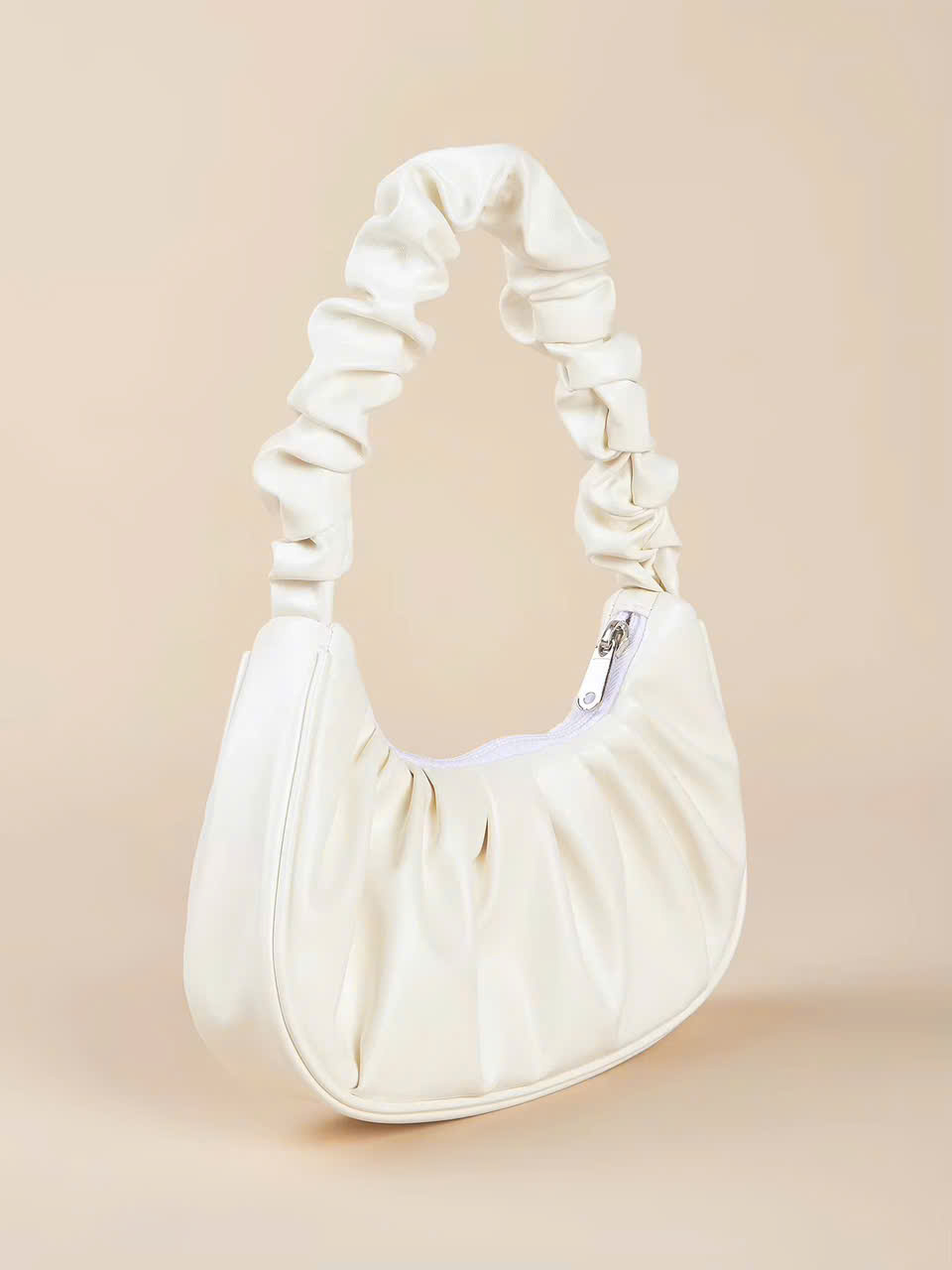 Túi kẹp nách da mềm quai nhún khóa nam châm kèm dây đeo