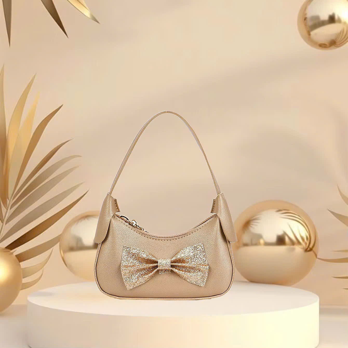 Túi Đeo Chéo Nơ Xinh Nữ Có Quai Xách